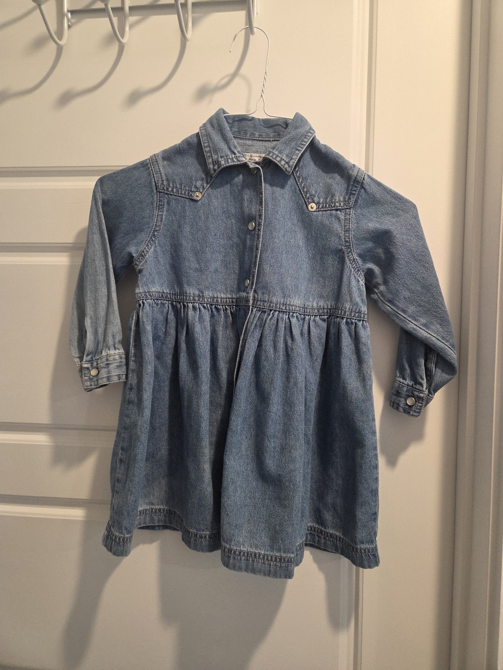 Vintage Levi Blue Denim Dress 4t